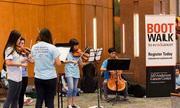 Volunteered at various community events; Performed at the Boot Walk to End Cancer at MD Anderson