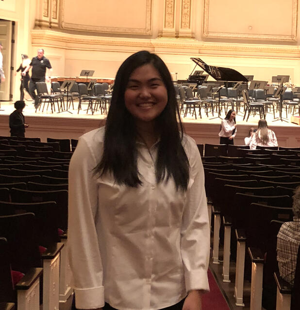 Selected to play in the Honors Performance Series at Carnegie Hall